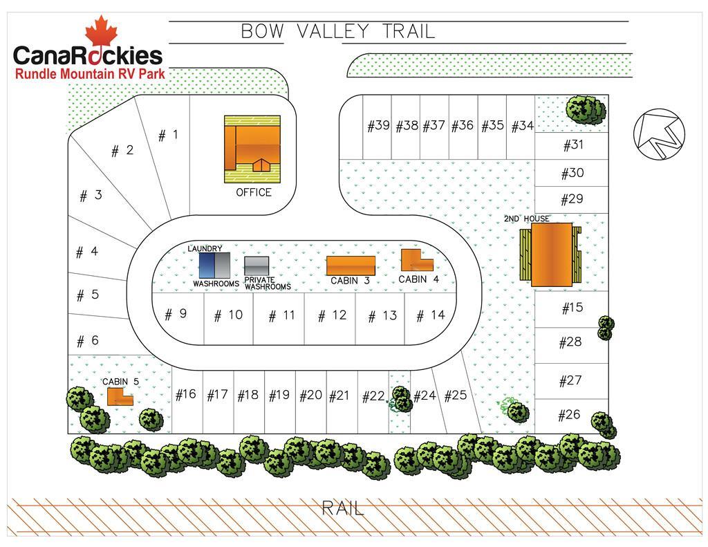 ホテルRundle Mountain Rv Park キャンモア エクステリア 写真